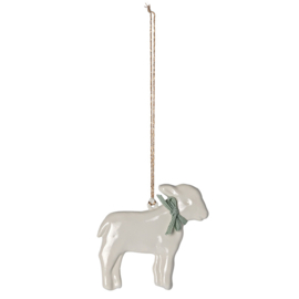 Maileg Metalen Ornament Lammetje, Metal ornament, Lamb - Mint