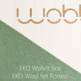Wobbel original linnen / whitewash – vilt bos