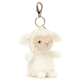 Jellycat Sleutelhanger Lammetje, Little Lamb Bag Charm