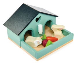 Poppenhuis Huisdierenset - Konijn  - Tender Leaf Toys