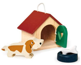 Poppenhuis Huisdierenset - Hond  - Tender Leaf Toys