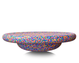 Stapelstein rainbow set met balance board confetti 7-delig