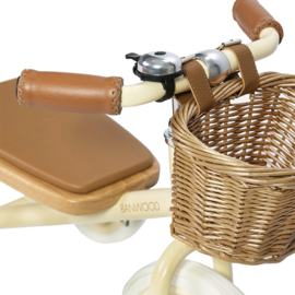 Banwood Trike Driewieler - Cream - met duwstang en mandje