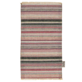 Maileg Poppenhuis Vloerkleed Gestreept, Rug Striped, 15 x 9 cm