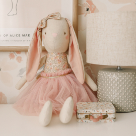 Alimrose Knuffel Konijn, Pearl Cuddle Bunny Blossom Lily Pink, 55 cm