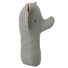 Maileg Rammelaar Olifant, Lullaby friends, Elephant rattle, 13 cm