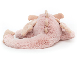 Jellycat Knuffel Draak, Rose Dragon Little, 26 cm