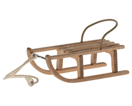 Maileg Houten Slee voor Muizen, Sled Mouse
