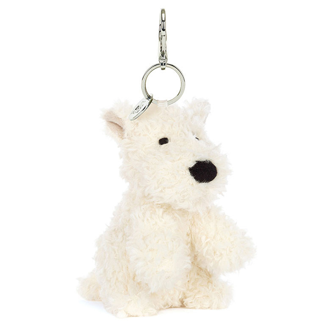 Jellycat Sleutelhanger Schotse Terriër, Munro Scottie Dog Bag Charm
