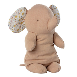 Maileg Knuffel Olifant Safari Friends Elephant Medium, Rose, 34cm