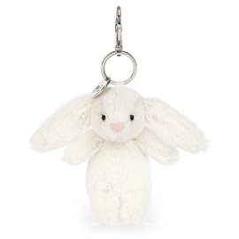 Jellycat Sleutelhanger Konijn, Bashful Bunny Cream Bag Charm