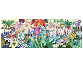 Djeco Puzzel 'Rainbow Tigers', 1000 st, 97x33 cm