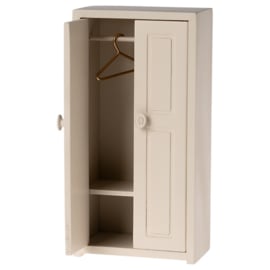 Maileg Houten Kledingkast voor muizen, Closet, Mouse - Cream
