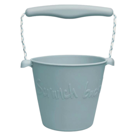 Scrunch Bucket flexibele emmer Lichtgrijs-blauw