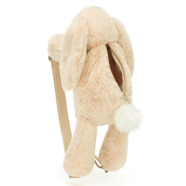 Jellycat Rugzak Konijn, Smudge Rabbit Backpack, 43 cm