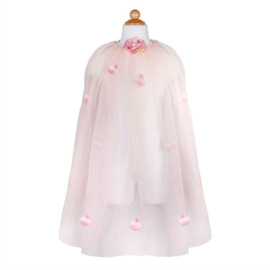 Prinsessen Cape met rozenblaadjes, Golden Rose Princess Cape, 5-7 jaar