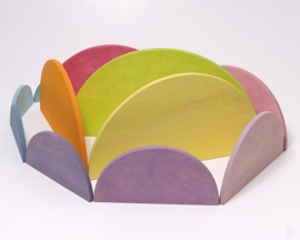 Grimm's houten Halve Cirkels, Pastel kleuren