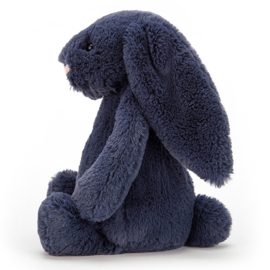 Jellycat Knuffel Konijn 31cm, Bashful Navy Bunny