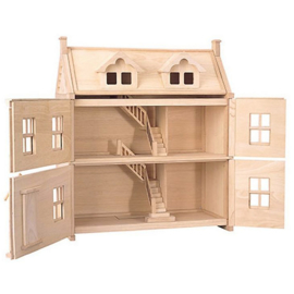 Plan Toys Houten Victoriaans Poppenhuis, Victorian Dollhouse