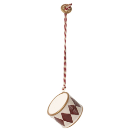 Maileg Metalen Ornament Trommel, Small Drum - Red