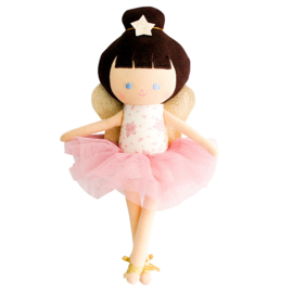 Alimrose Knuffelpop, Bella Baby Fairy Pink Floral, 27 cm