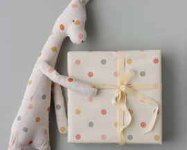 Maileg inpakpapier, Multi Dots, 10 meter op rol