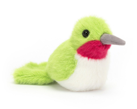 Jellycat Knuffel Vogel Kolibrie 10cm, Birdling Hummingbird