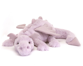 Jellycat Knuffel Draak, Lavender Dragon Huge, 66 cm