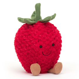 Jellycat Knuffel Aardbei, Amuseable Strawberry, 20cm