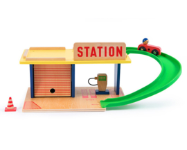 Moulin Roty houten Tankstation