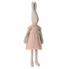 Maileg Rabbit Size 4, Knitted Dress Roze, 62 cm