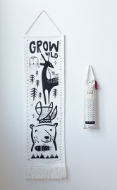 Wee Gallery Canvas Groeimeter 'Woodland'