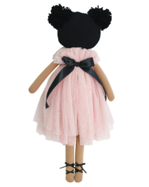 Alimrose Knuffelpop, Valentina Pom Pom Doll Sparkle Pink, 48 cm