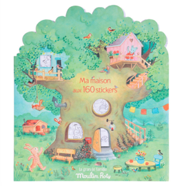 Moulin Roty Kleurboek / Stickerboek, La Grande Famille