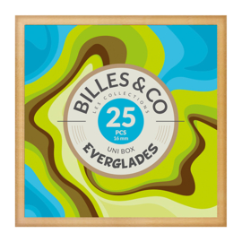Billes & Co Knikkers in doosje, Uni Box Everglades, 25 stuks