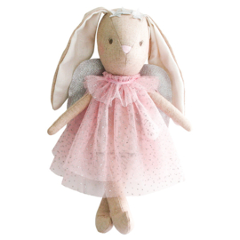 Alimrose Knuffel Konijn, Mini Angel Bunny Pink, 27 cm