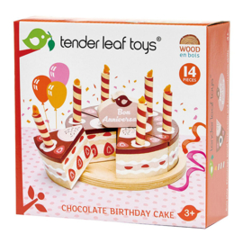 Verjaardagstaart Chocolade - Tender Leaf Toys