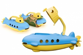 Green Toys Onderzeeer/ Duikboot 'Submarine' blauw