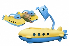 Green Toys Onderzeeer/ Duikboot 'Submarine' geel