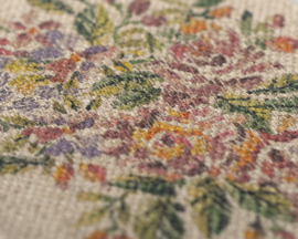 Maileg Poppenhuis Vloerkleed met Bloemen, Rug Flowers, Medium, 16 x 10,5 cm