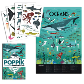 Poppik Sticker Poster, Oceaan, 6+