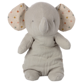 Maileg Knuffel Olifant Safari Friends Elephant Medium, Grey, 34cm