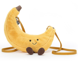 Jellycat Banaan Tasje, Amuseable Banana Bag, 29cm