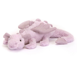 Jellycat Knuffel Draak, Lavender Dragon Little, 26 cm