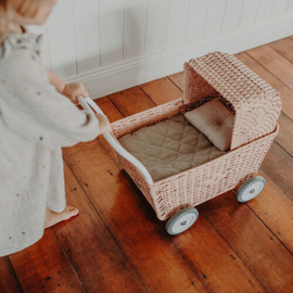 Olli Ella Beddengoed voor Poppenwagen Strolley, Seafoam