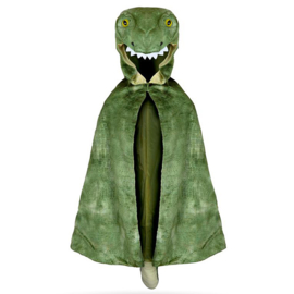 Great Pretenders Dino Cape Tyrannosaurus Rex, T-Rex Hooded Cape, 4-5 jaar