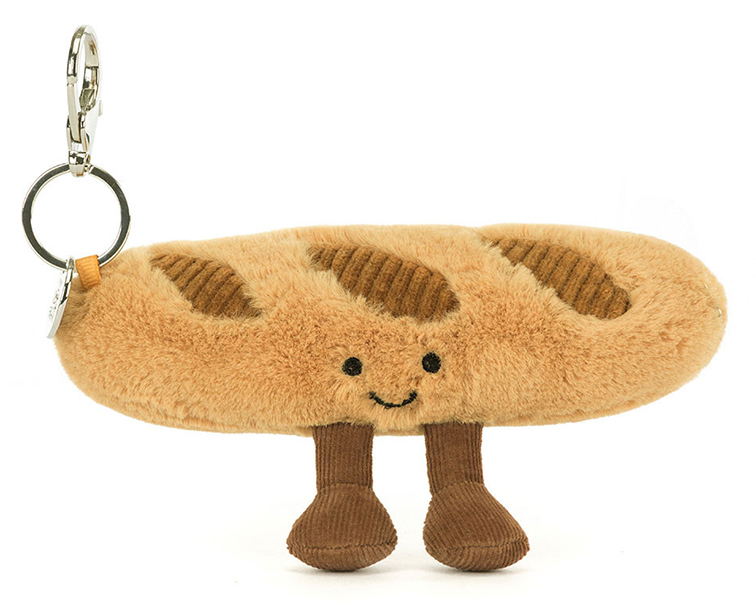 Jellycat Sleutelhanger Stokbrood, Amuseable Baguette Bag Charm