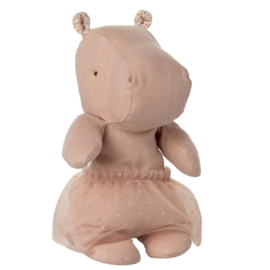 Maileg Knuffel Nijlpaard met Rokje, Safari Friends Hippo with Skirt