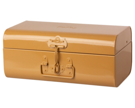 Maileg Metalen Opbergkoffer, Storage suitcase, Oker