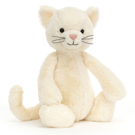 Jellycat Knuffel Poes 31cm, Bashful Cream Kitten Medium